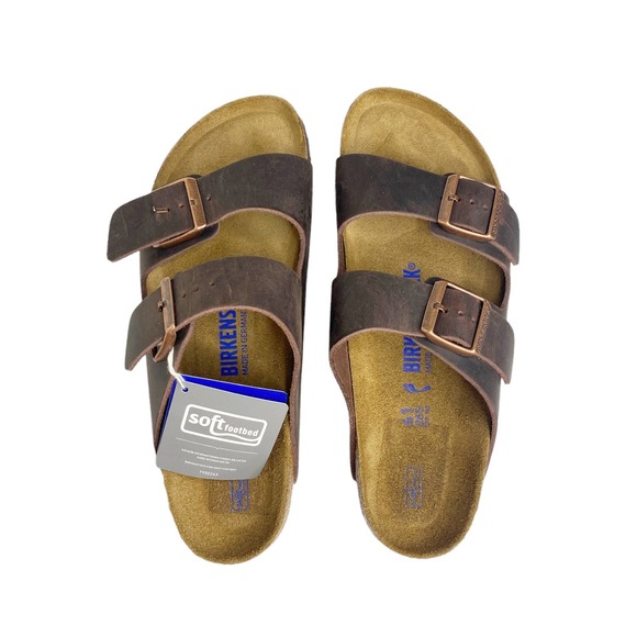 Birkenstock Shoes - NWT Birkenstock Brown Arizona Soft Footbed 41 Narrow